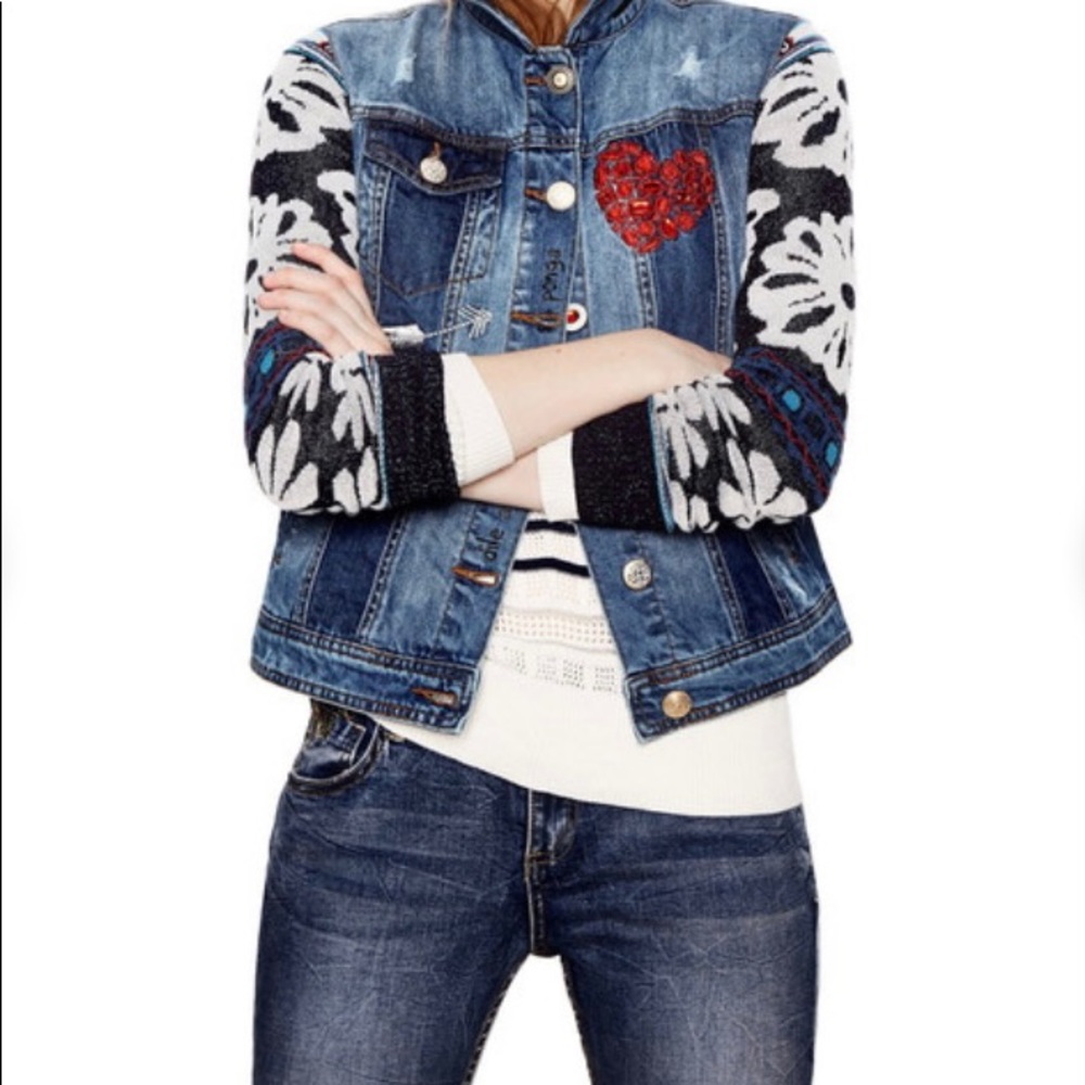 DESIGUAL DENIM JACKET - CHAQ GAELLE